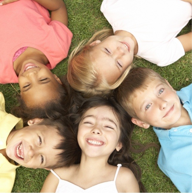 Group of smiling kids